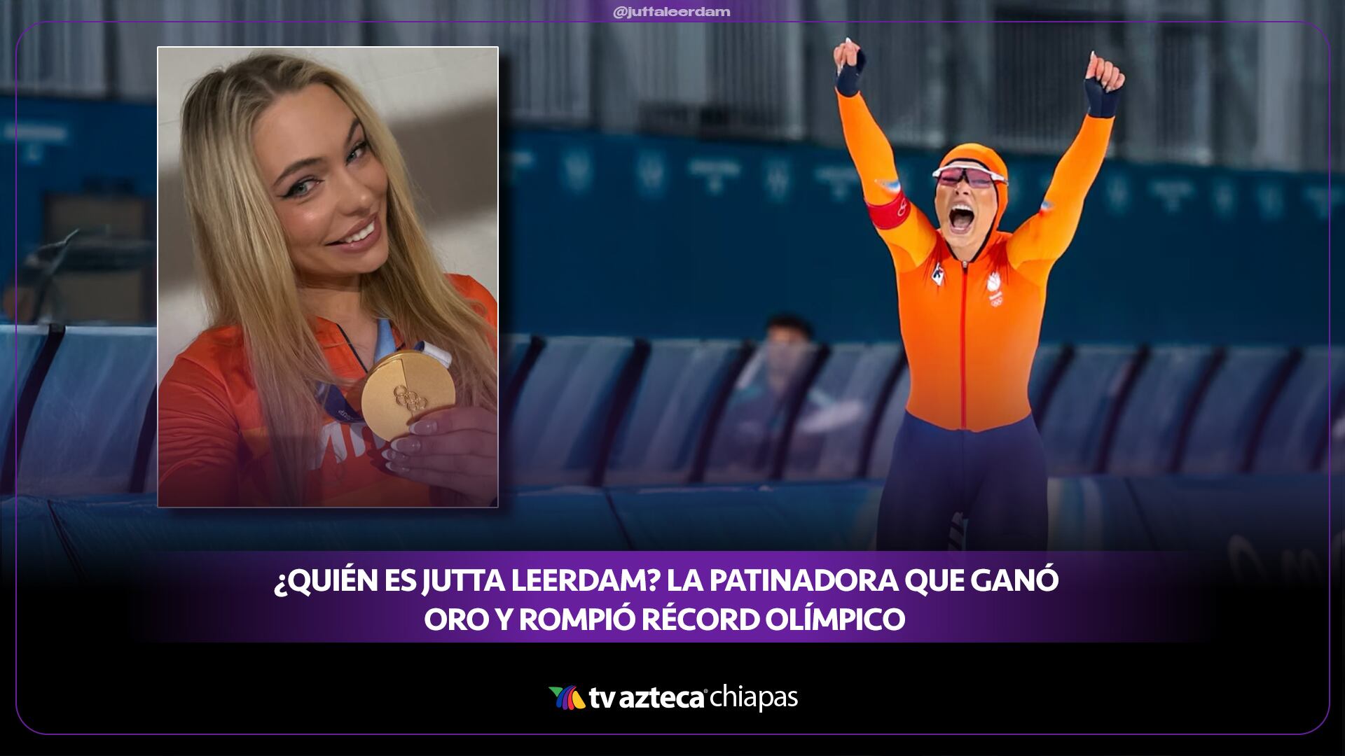 VIDEO: Jutta Leerdam gana oro en 1000 metros en Milano Cortina 2026