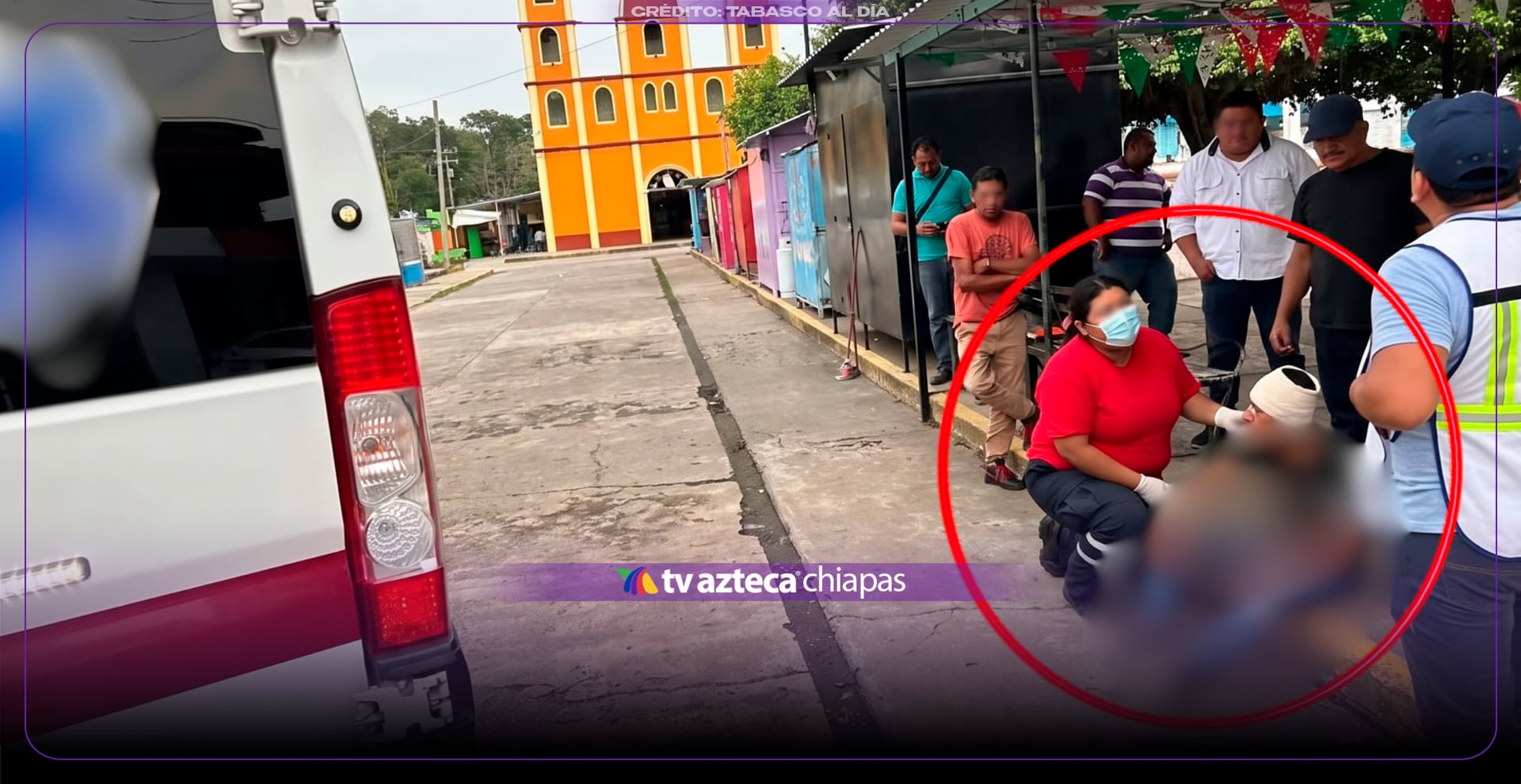 Joven es atacado con un machete en plena vía pública en Cunduacán