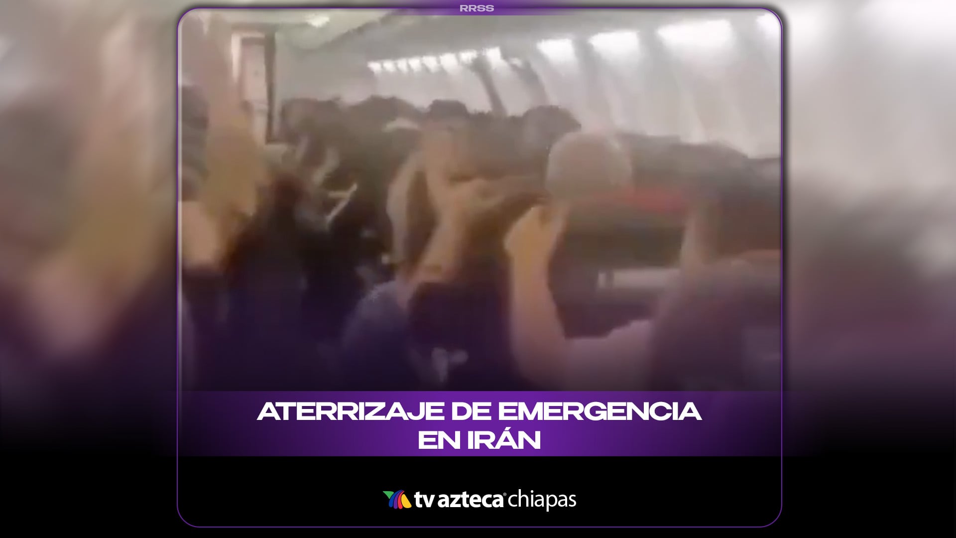 ATERRIZAJE DE EMERGENCIA EN IRÁN