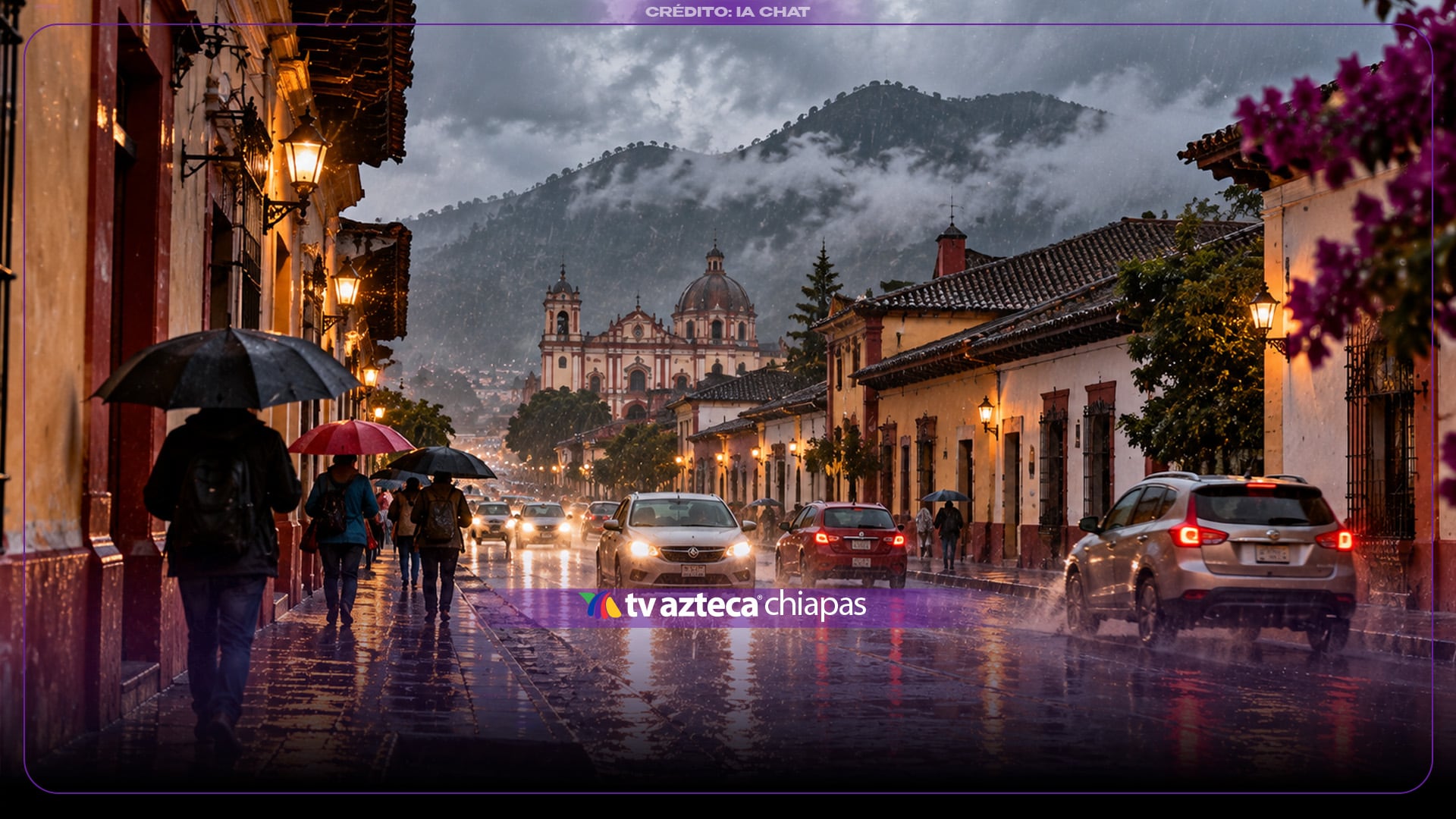 ¡Alerta en Chiapas! Mantienen código amarillo por fuertes lluvias y tormentas este viernes: zonas afectadas