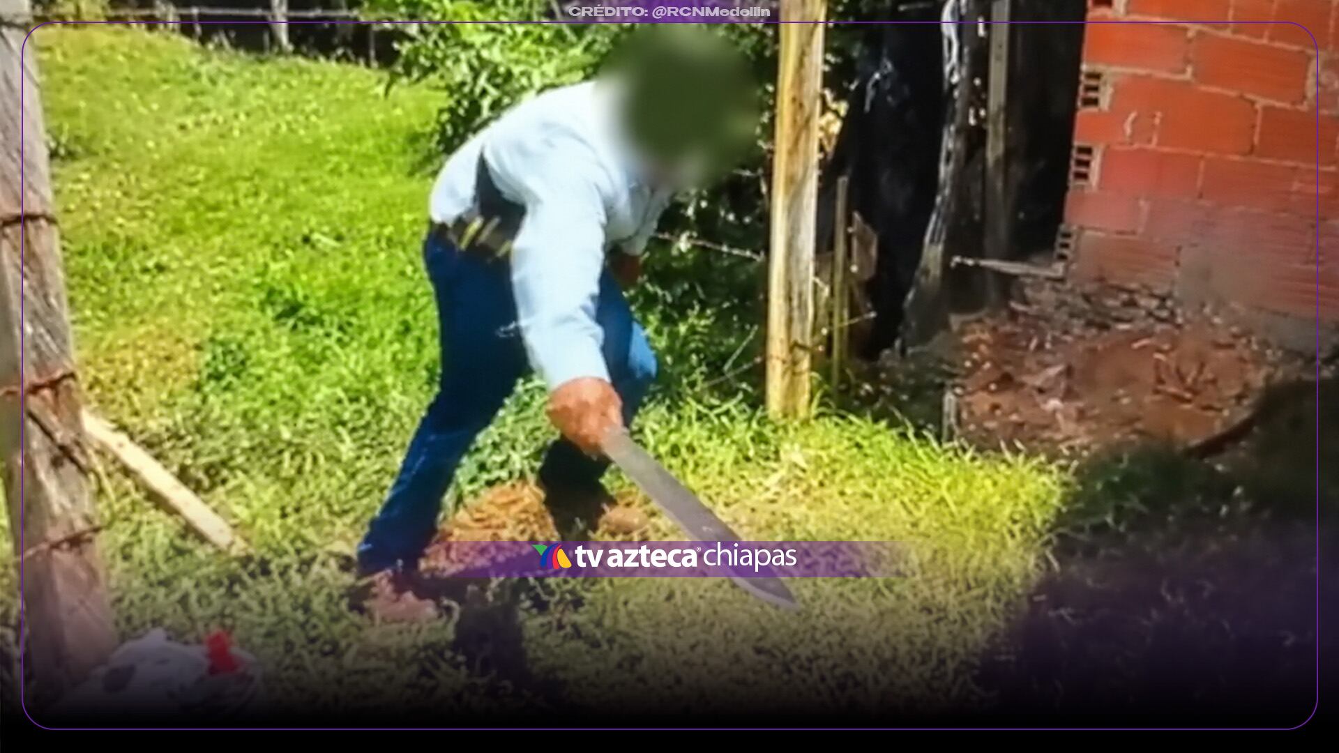 ¡IMÁGENES SENSIBLES! VIDEO: Mujer es brutalmente atacada a machetazos por su vecino 
