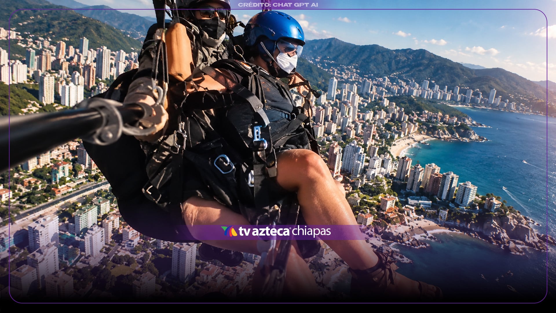 ¿Accidente o maniobra extrema? Turista cae al vació tras soltarse de parapente en Colombia
