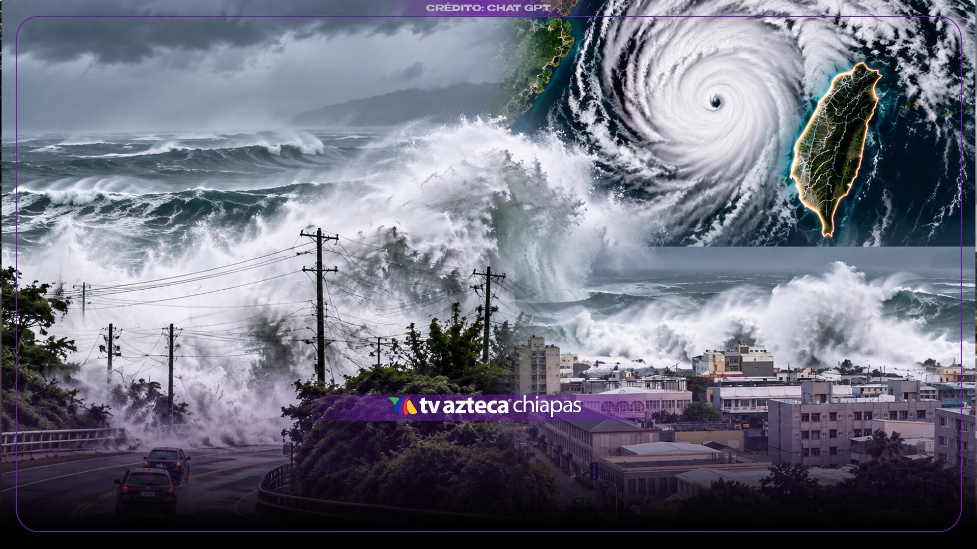 VIDEO: ¡Apocalíptico! Enormes olas son captadas a horas de la llegada del supertifón Champi