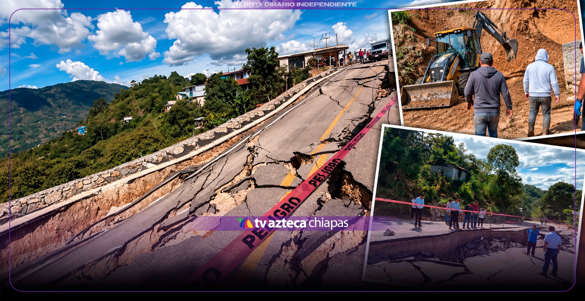¡Alerta conductores! Derrumbe en el tramo carretero Chilolja–Nichteel 