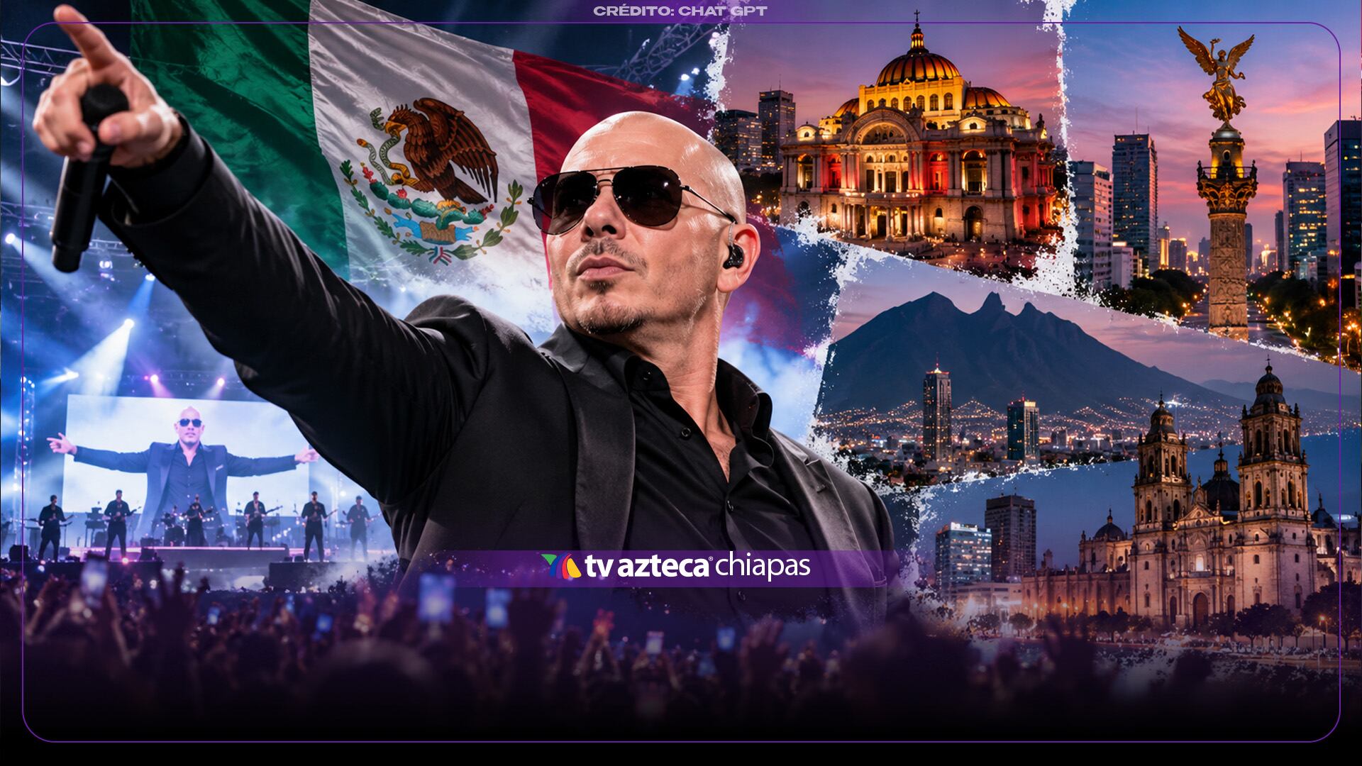 ¿Pitbull en Chiapas? Los 3 conciertos confirmados en su gira I’m Back del 2027 en México 