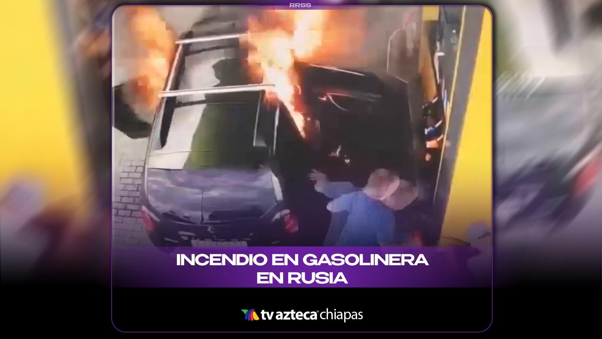 INCENDIO EN GASOLINERIA EN RUSIA