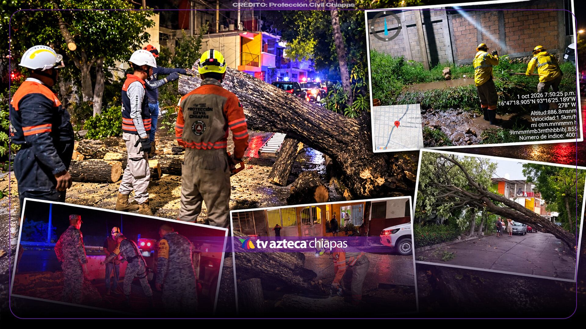 Así dejaron las lluvias a Chiapas: varios municipios registran afectaciones HOY viernes 2 de octubre