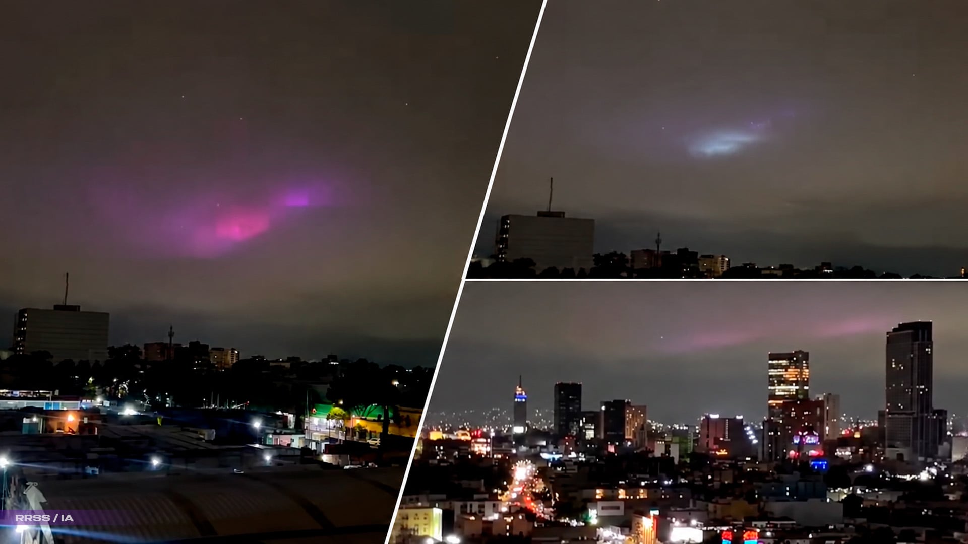 ¿Ovnis? Captan extrañas luces sobre CDMX (VIDEO) 