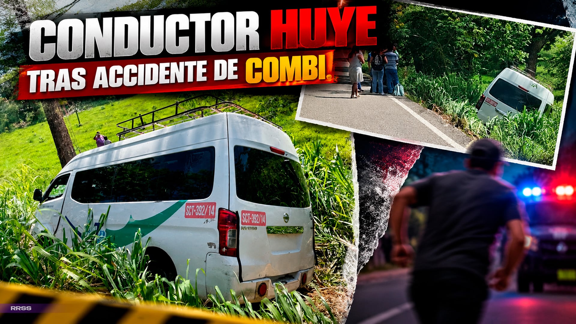 ¡Fuerte accidente en Tabasco! Combi de pasajeros sale de control y deja heridos en la Tenosique–Emiliano Zapata