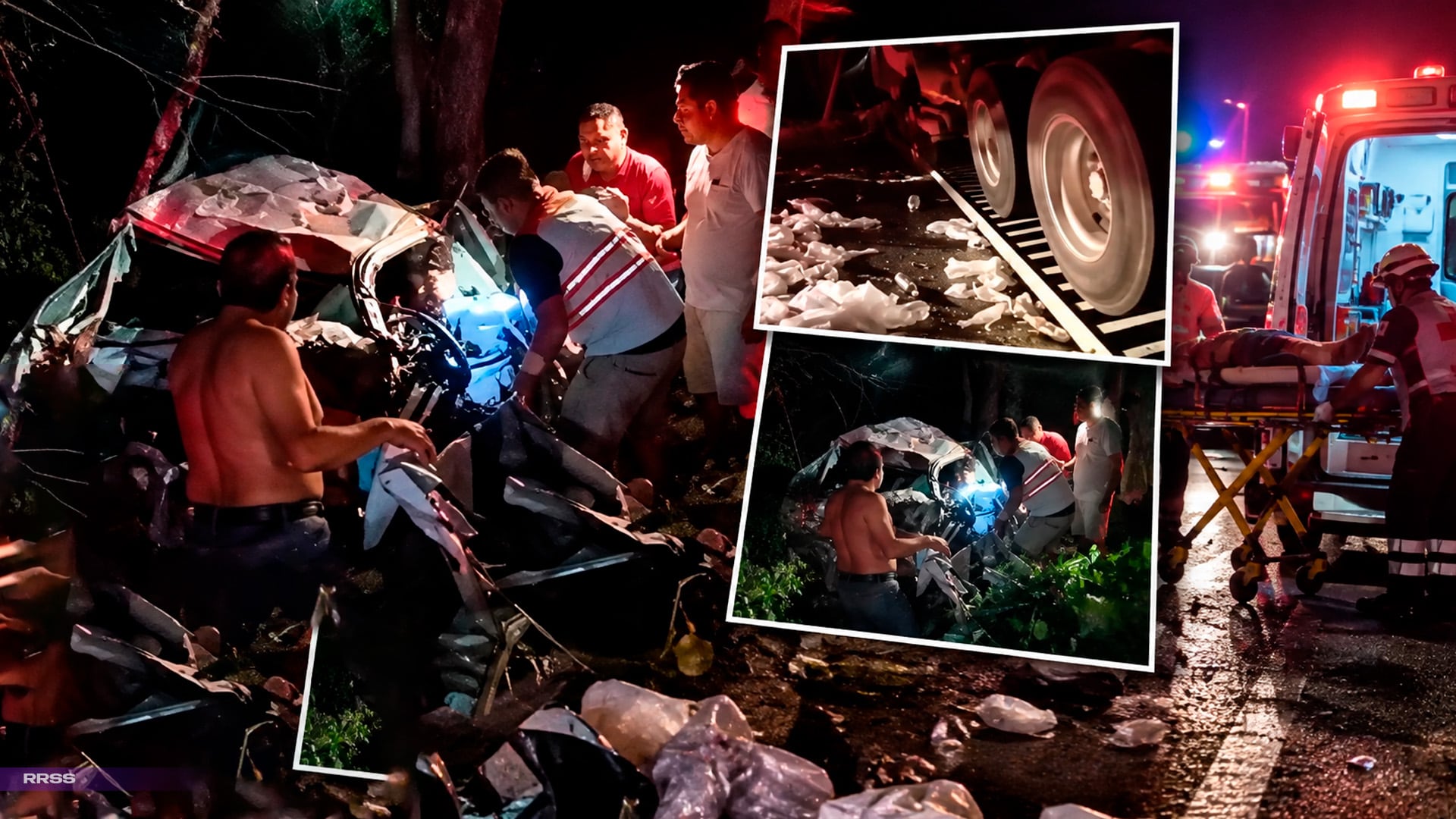 Carambola accidente tráiler Tabasco