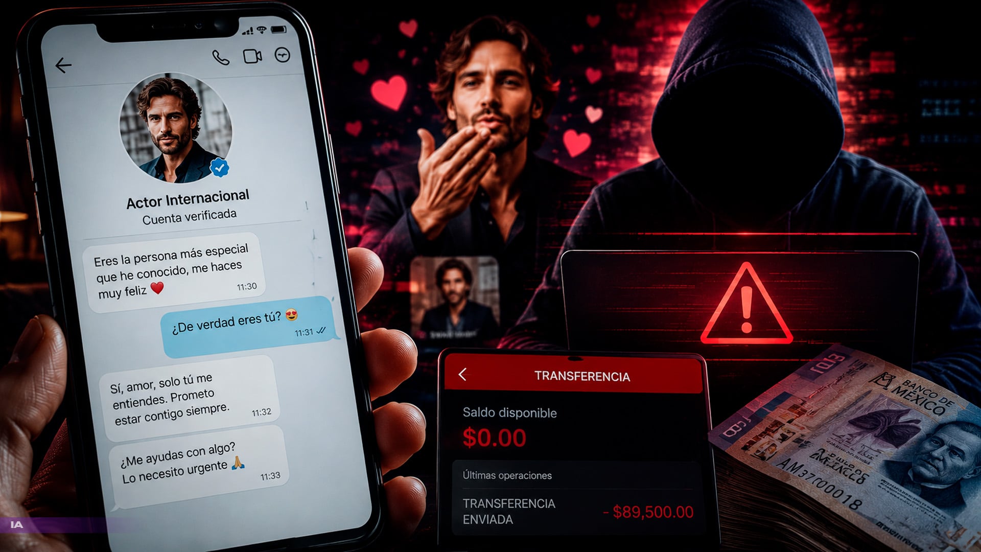 ¡Cuidado! El ‘famoso enamorado’ podría ser una estafa para robarte dinero
