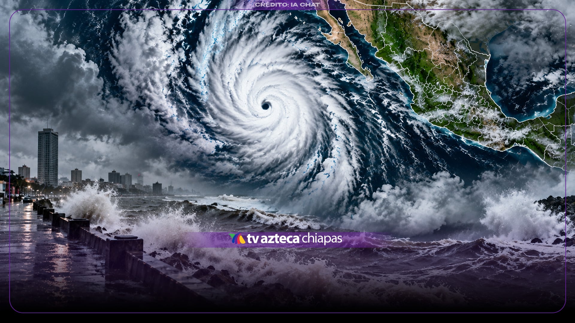 ¡Se debilita pero no da tregua! El huracán Simon se degrada a categoría 1: Amenaza con intensas lluvias y oleaje en el Pacífico este 13 de octubre