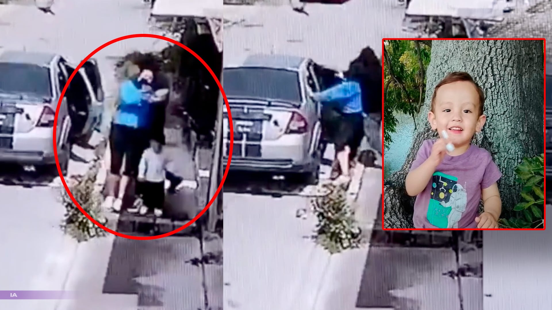 VIDEO |Momento en que niño de 2 años es arrebatado de su mamá en Puebla