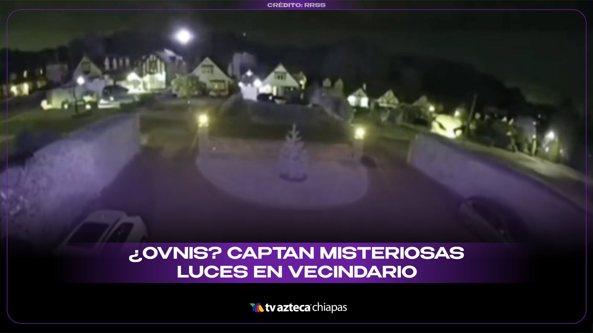 Viral: ¿Ovnis? Captan misteriosas luces en vecindario (VIDEO)