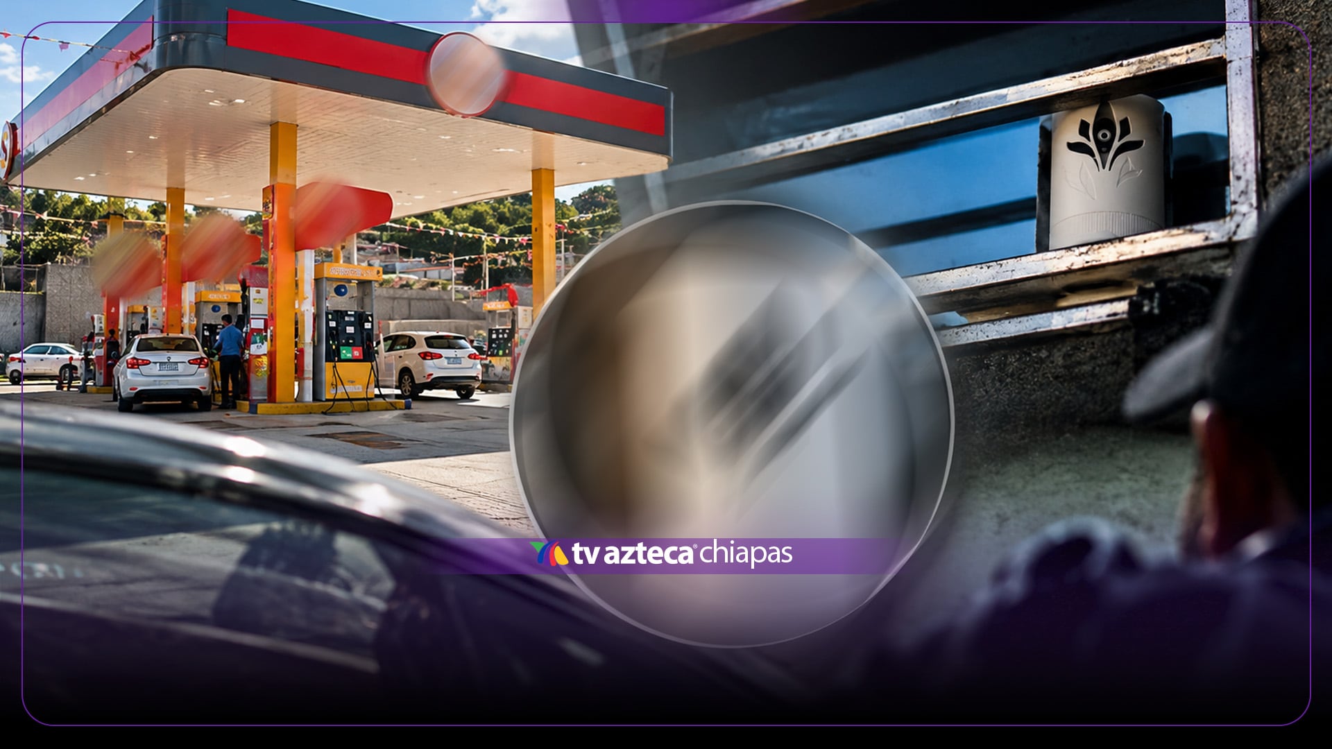 ¿Es real? Denuncian supuesta cámara oculta en baños de gasolinera sobre Libramiento Sur de Tuxtla Gutiérrez