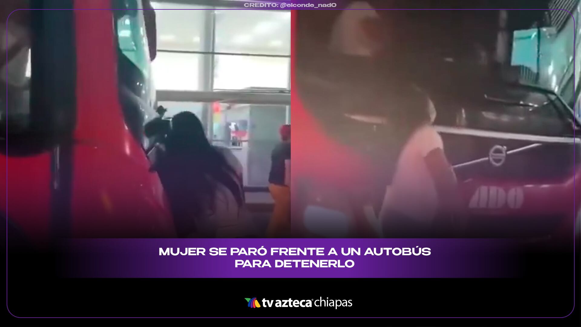 Video viral en Villahermosa: Mujer bloquea el paso de un autobús tras llegar tarde