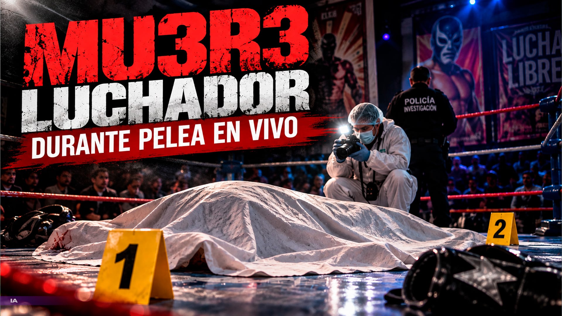 Tragedia en el ring: Muere el luchador Andy Williams ‘The Butcher’ tras colapsar en plena lucha