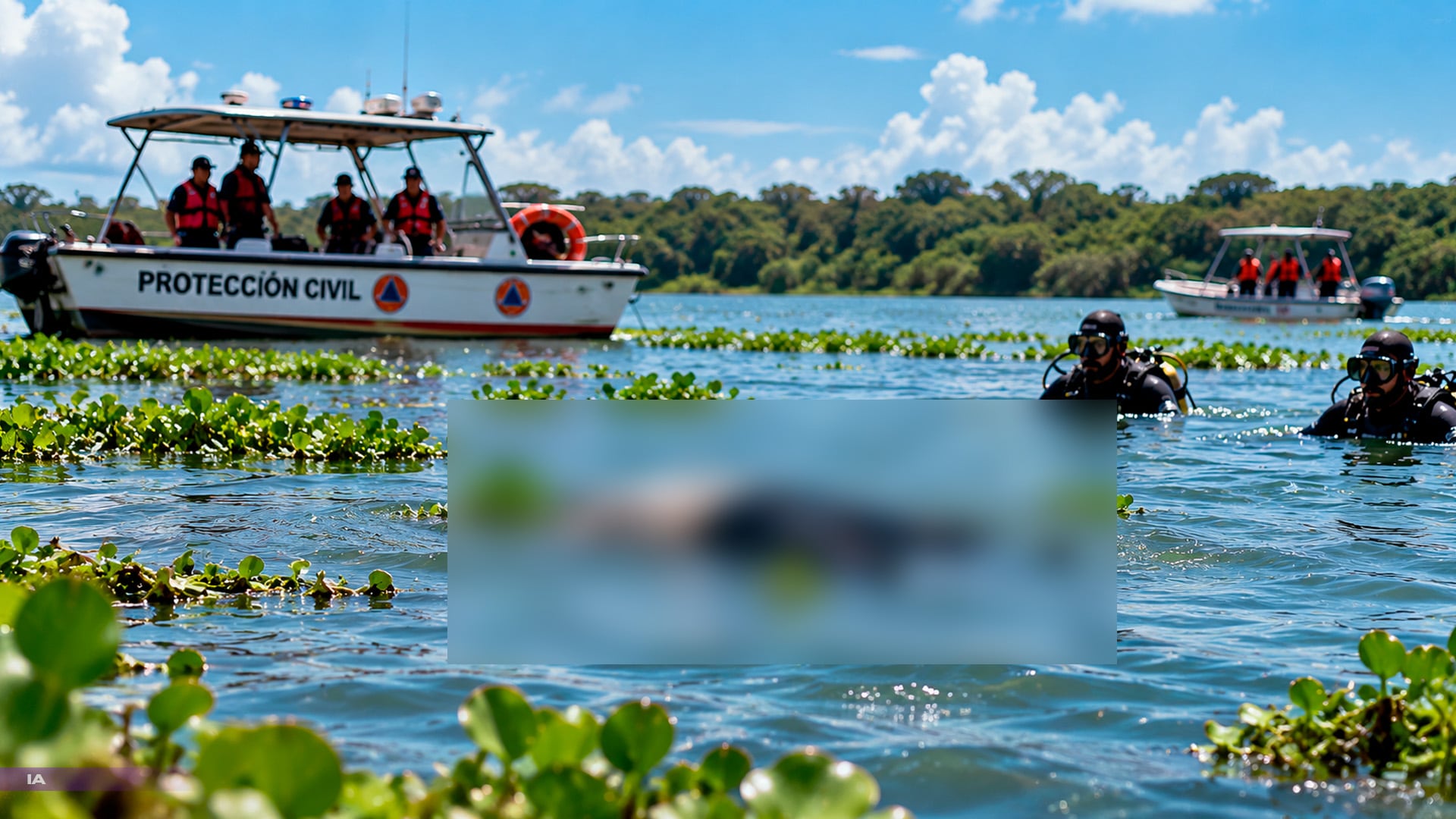 ¡Apareció sin vida! Localizan cuerpo en Catazajá tras volcar lancha en el ejido Paraíso 