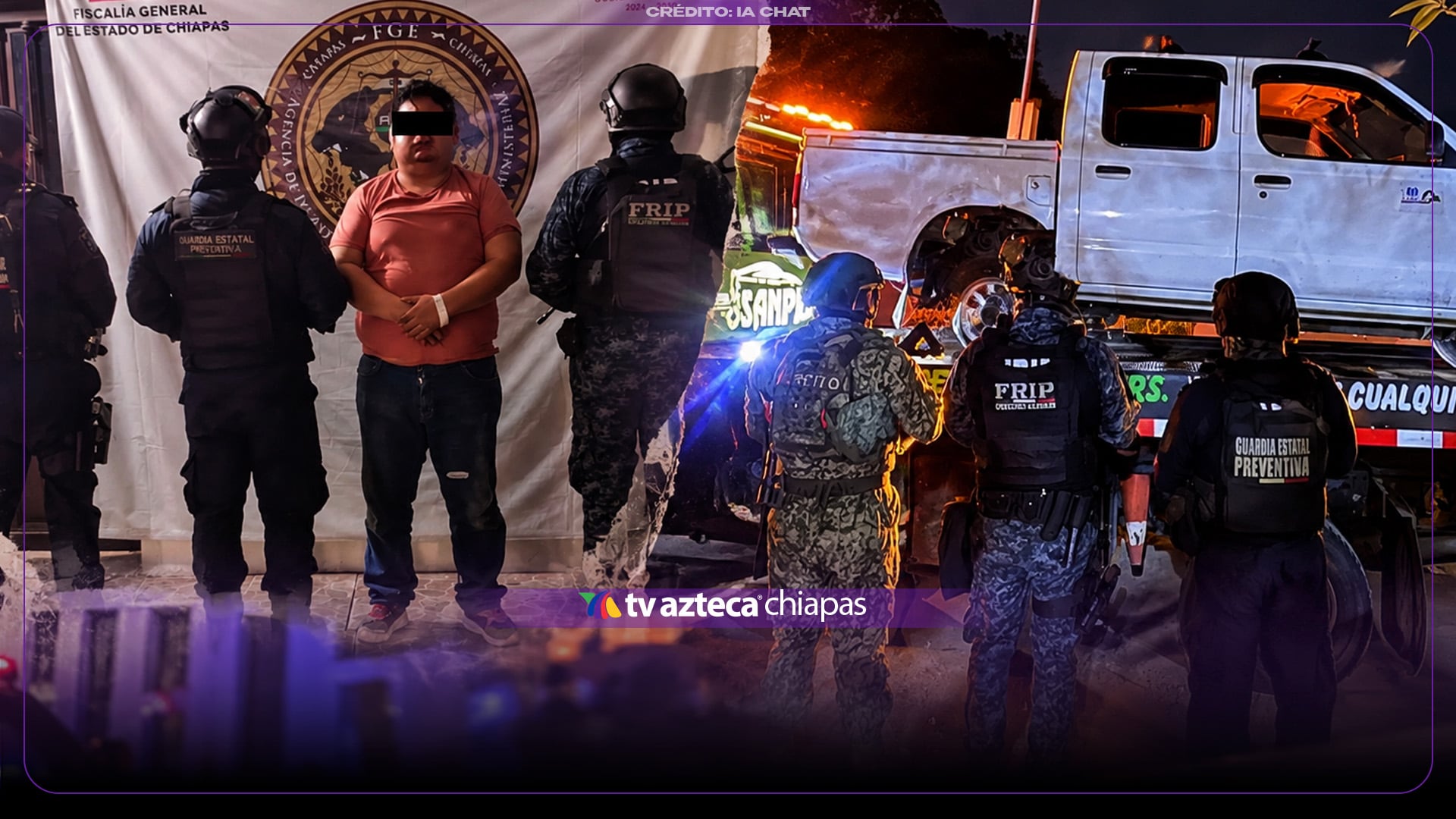 ¡Cae sospechoso! Presunto responsable de la balacera en Ribera Las Flechas, Chiapa de Corzo