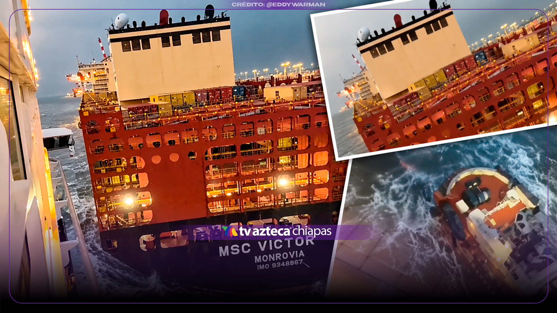 ¡Impresionante VIDEO! Crucero con más de 3 mil personas choca contra buques 