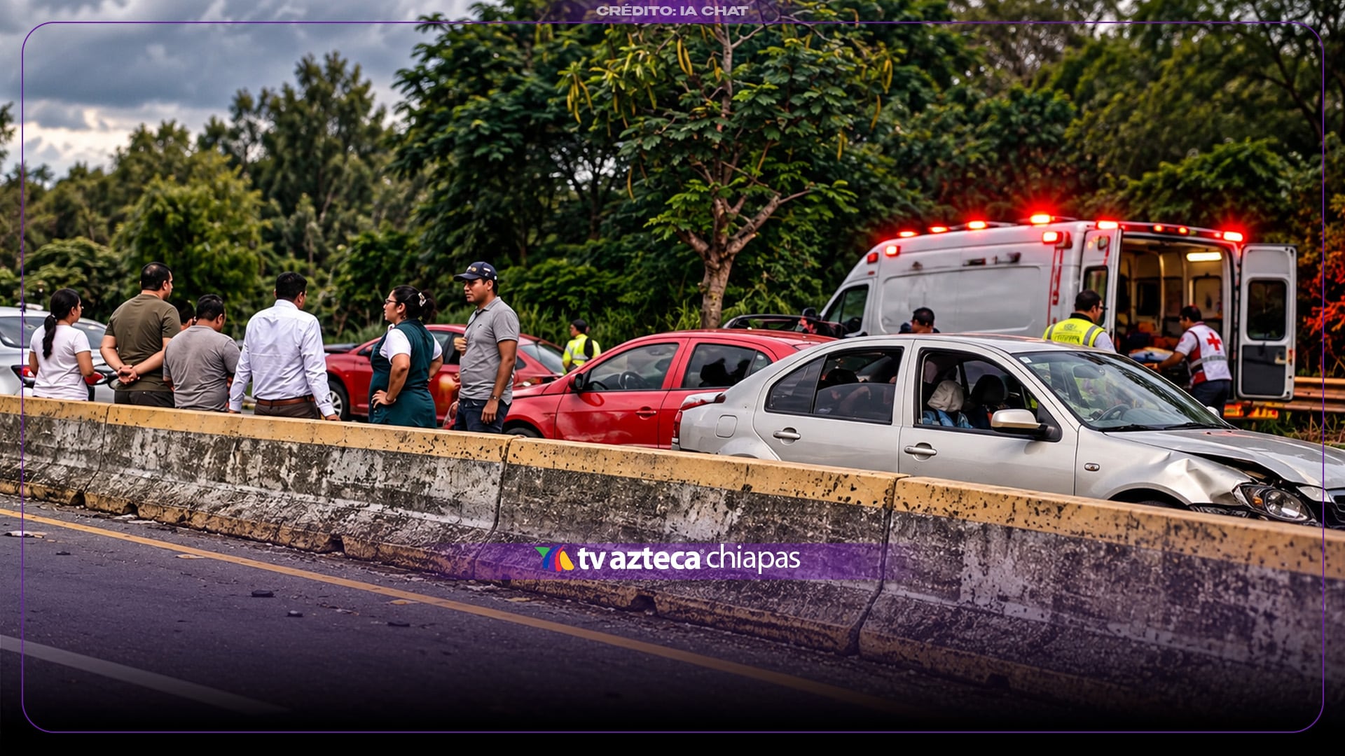 ¡Caos la Frontera-Villahermosa! Carambola entre cuatro vehículos deja tres mujeres lesionadas