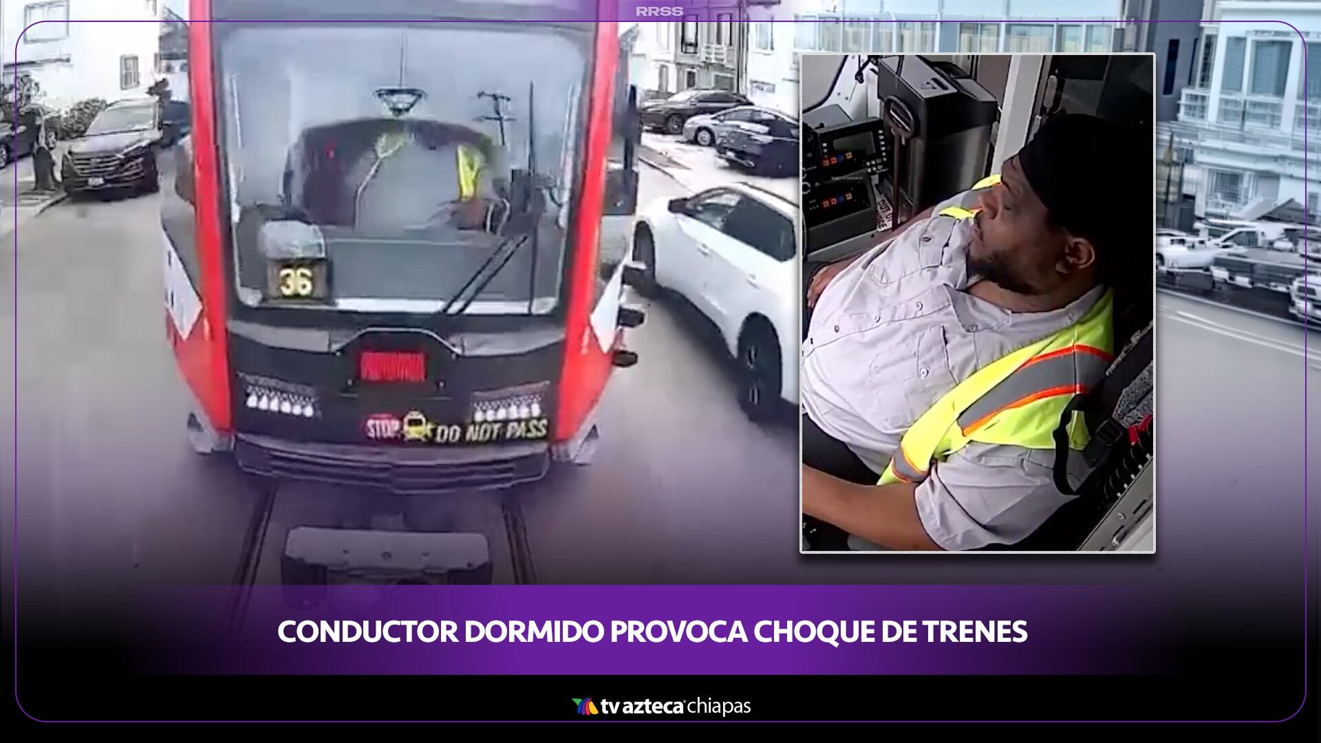 CONDUCTOR DORMIDO PROVOCA CHOQUE DE TRENES