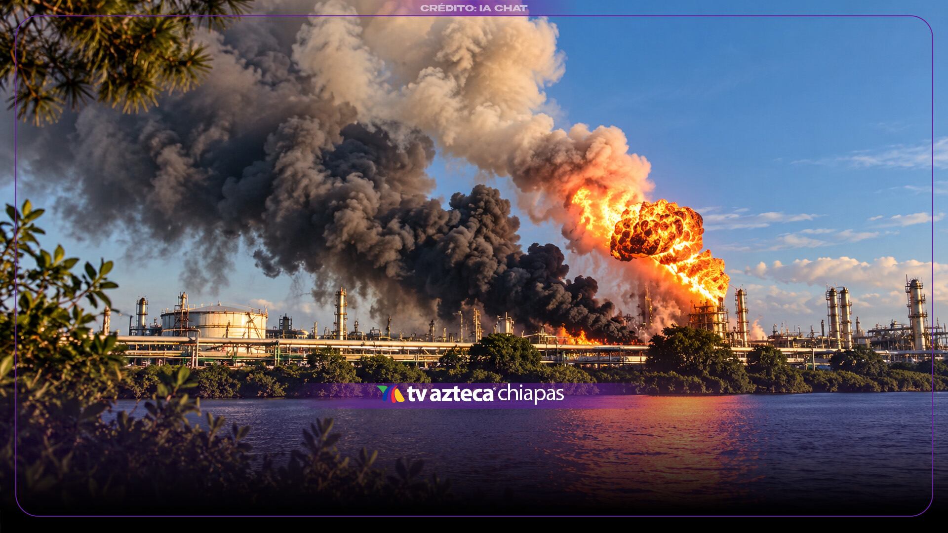 ¡ALERTA EN DOS BOCAS! Reportan incendio y fuerte desfogue en zona de compresoras | VIDEO