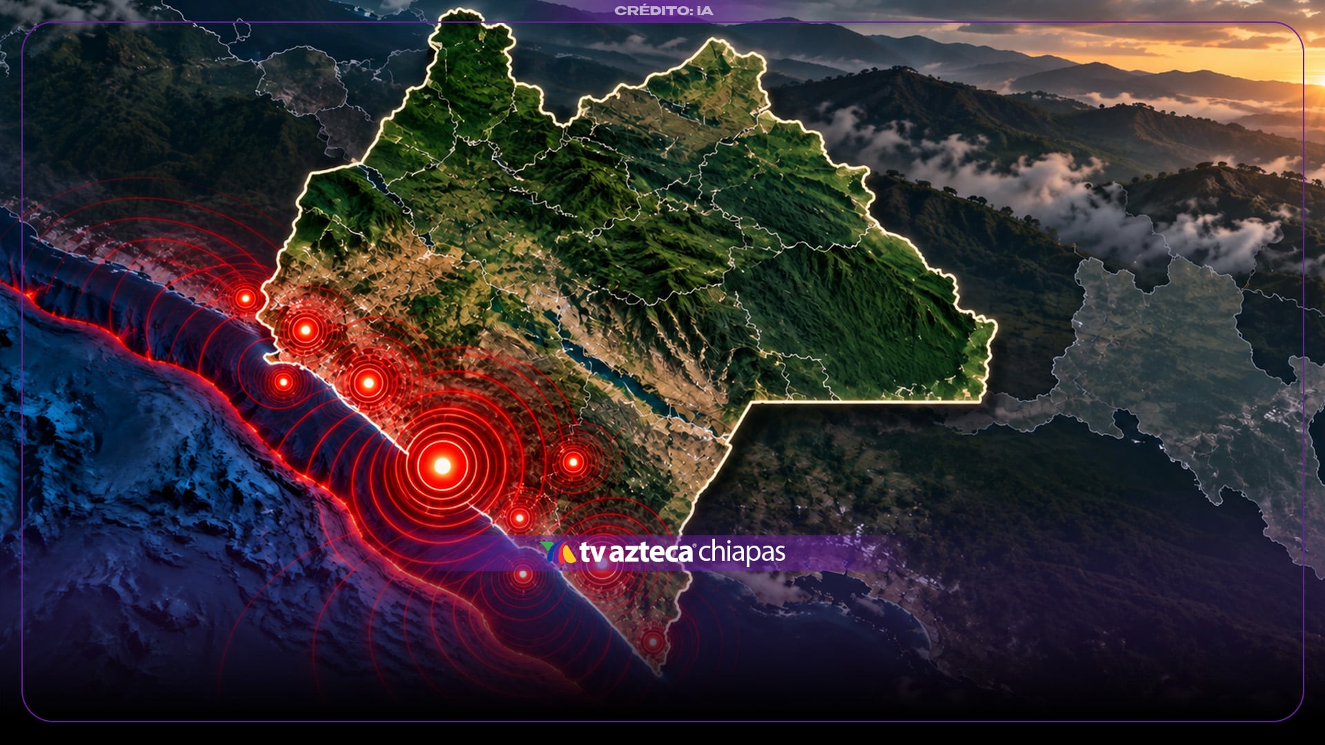 ¿Se acerca uno más fuerte? Se registran 11 sismos en Chiapas durante las primeras horas del 2 de octubre