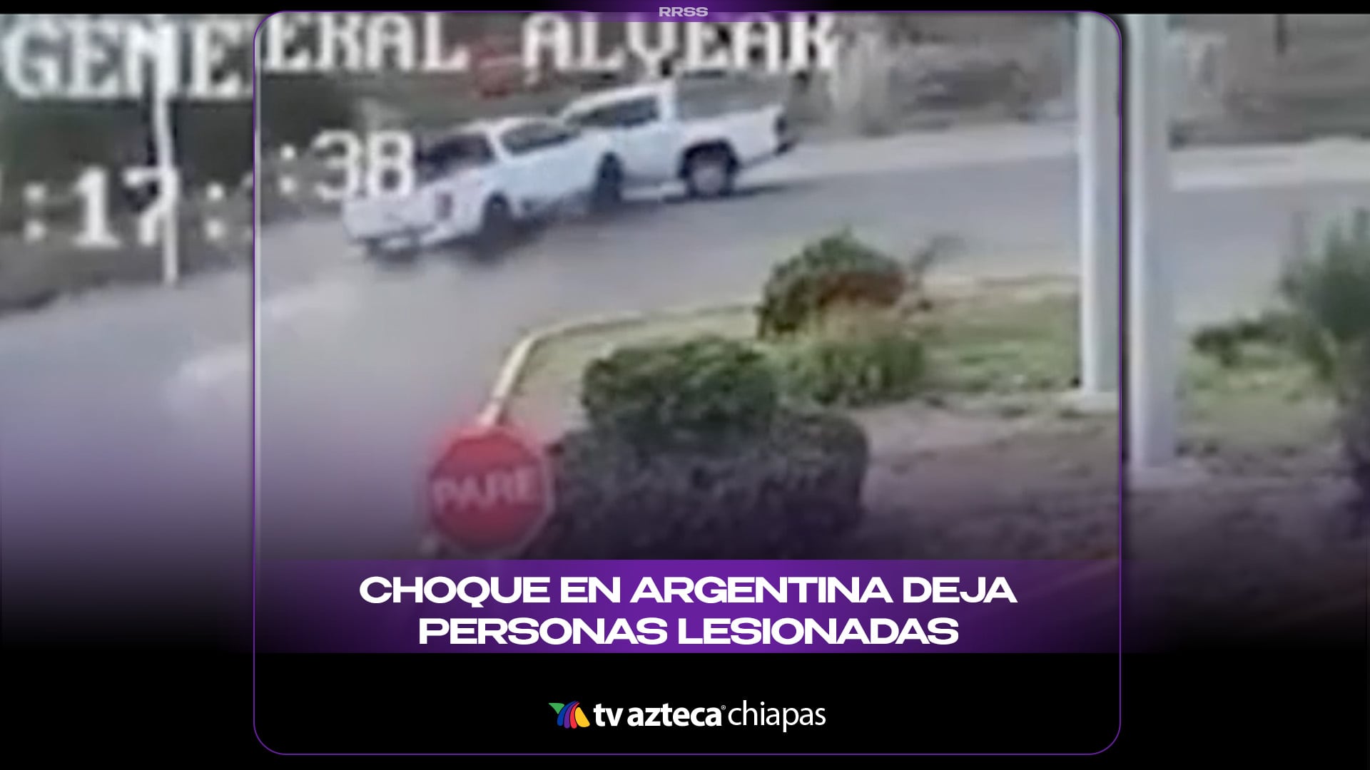 CHOQUE EN ARGENTINA DEJA PERSONAS LESIONADAS