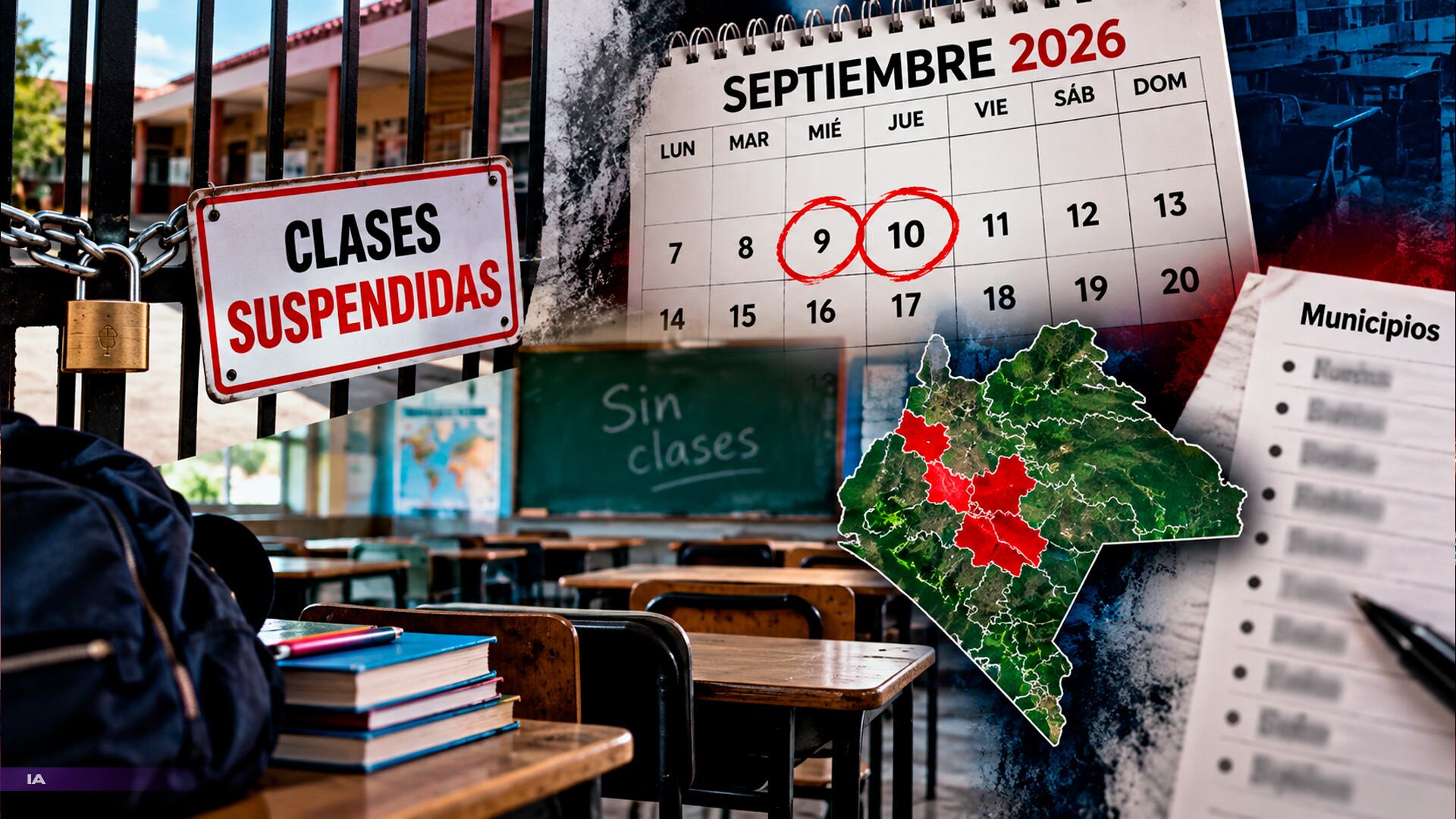 TORMENTA NEGRA: ¿Qué estados podrían quedarse SIN CLASES el 9 y 10 de septiembre?