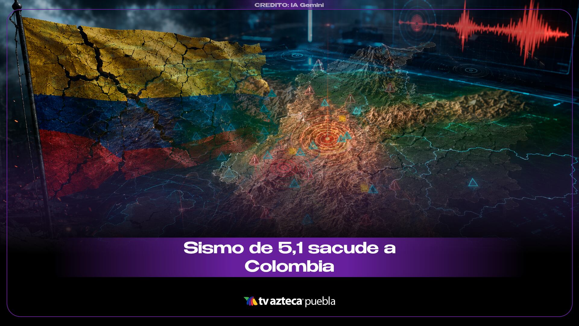 SISMO DE 5.1, SACUDE A COLOMBIA