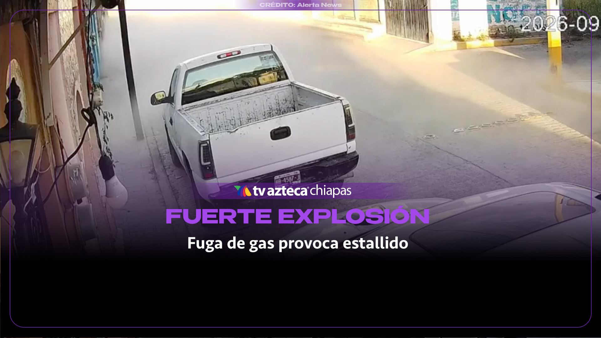 FUERTE EXPLOSIÓN FUGA DE GAS PROVOCA ESTALLIDO