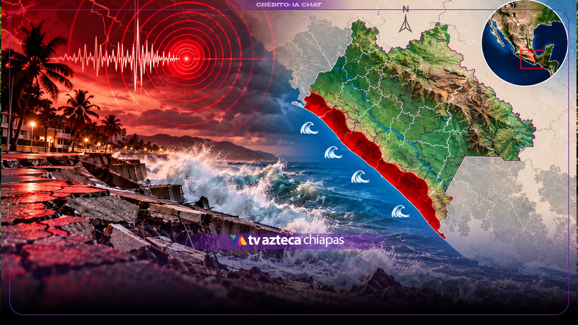 ¡Cuidado con el mar! Oleaje de hasta 2.7 metros afecta las costas tras sismo de 5.2