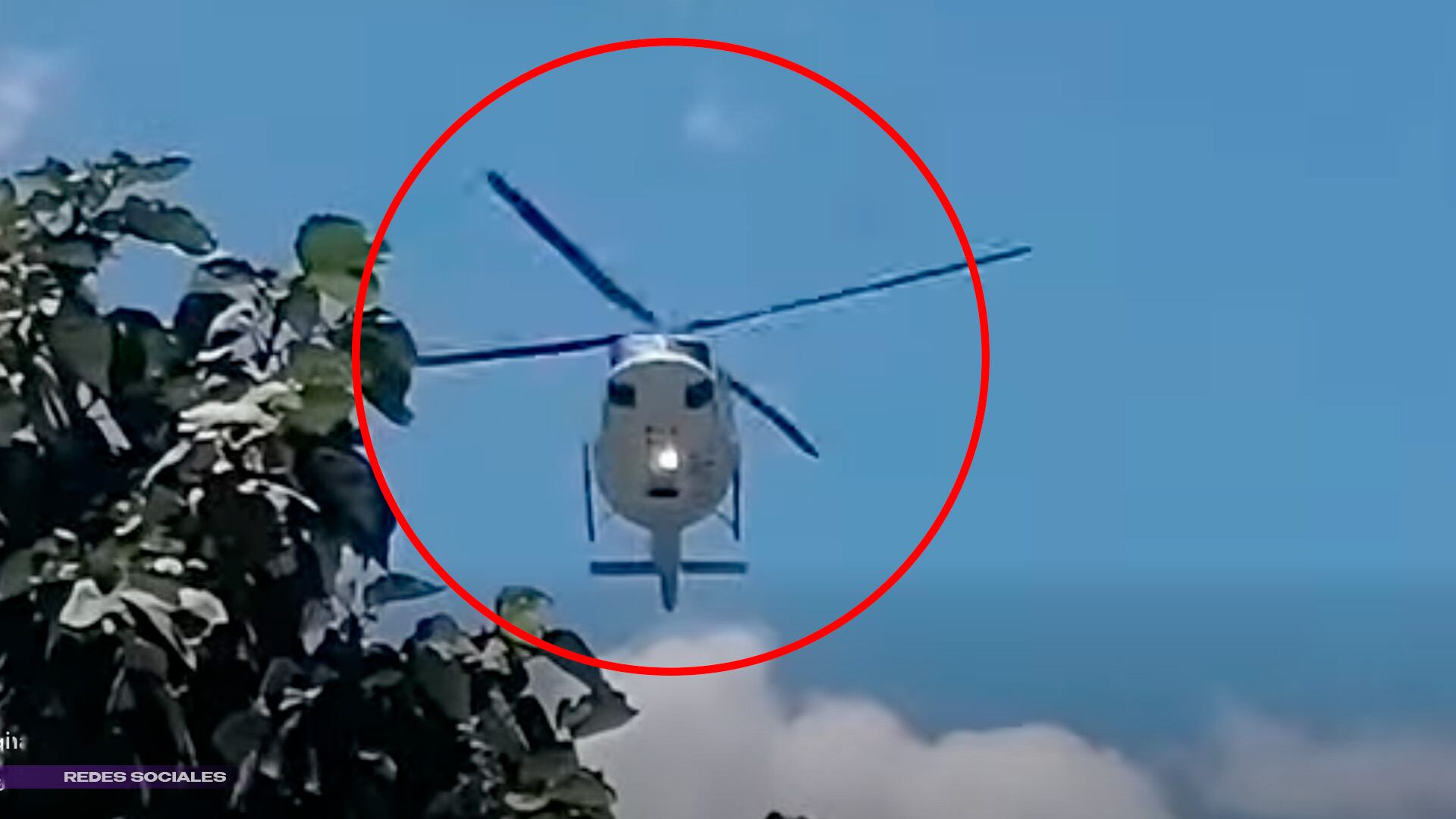 ¡Momentos de tensión en el aire! Filtran video de aterrizaje forzoso de helicóptero en Pantelhó, Chiapas