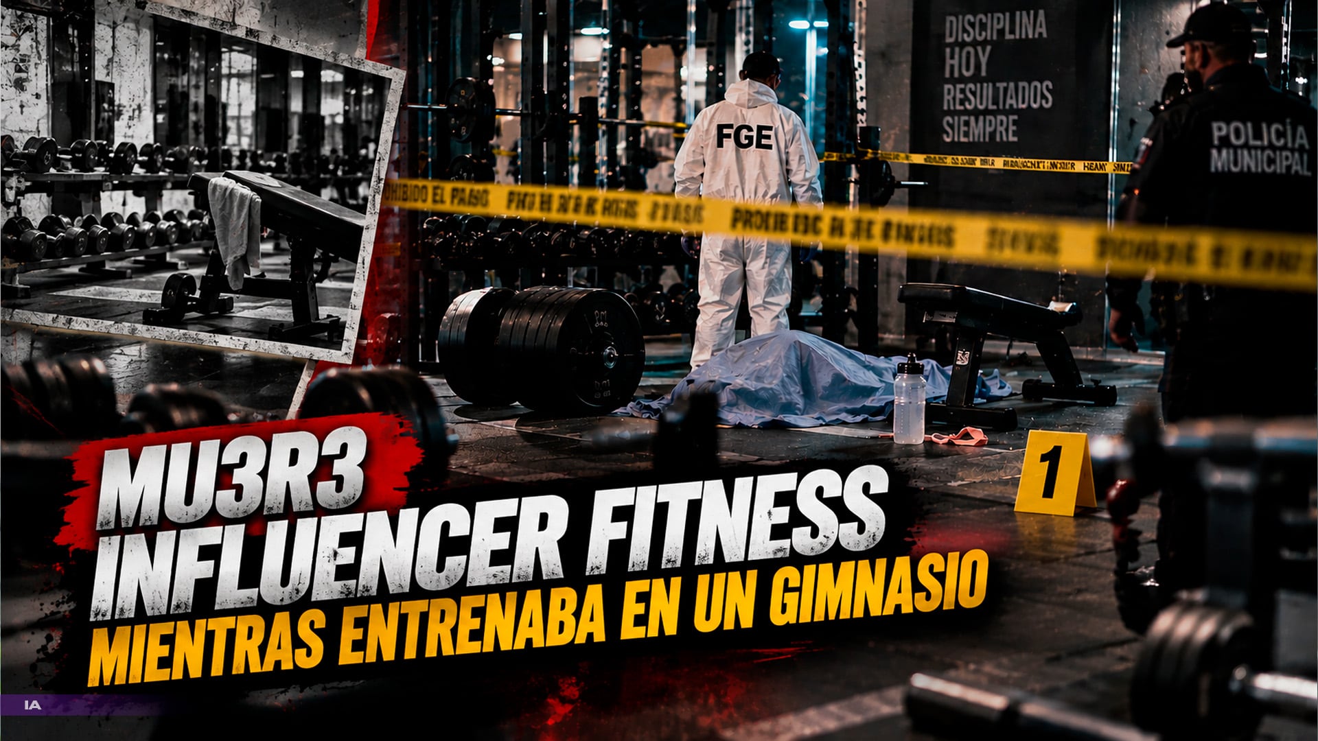 Muere influencer fitness mientras entrenaba en un gimnasio