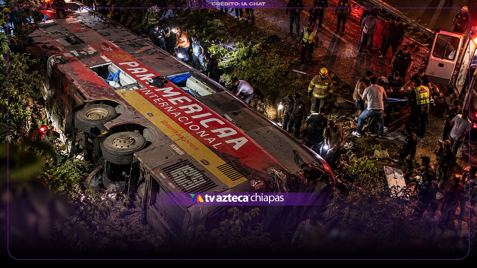 VIDEO: Volcadura de autobús en deja 4 muertos y 56 heridos