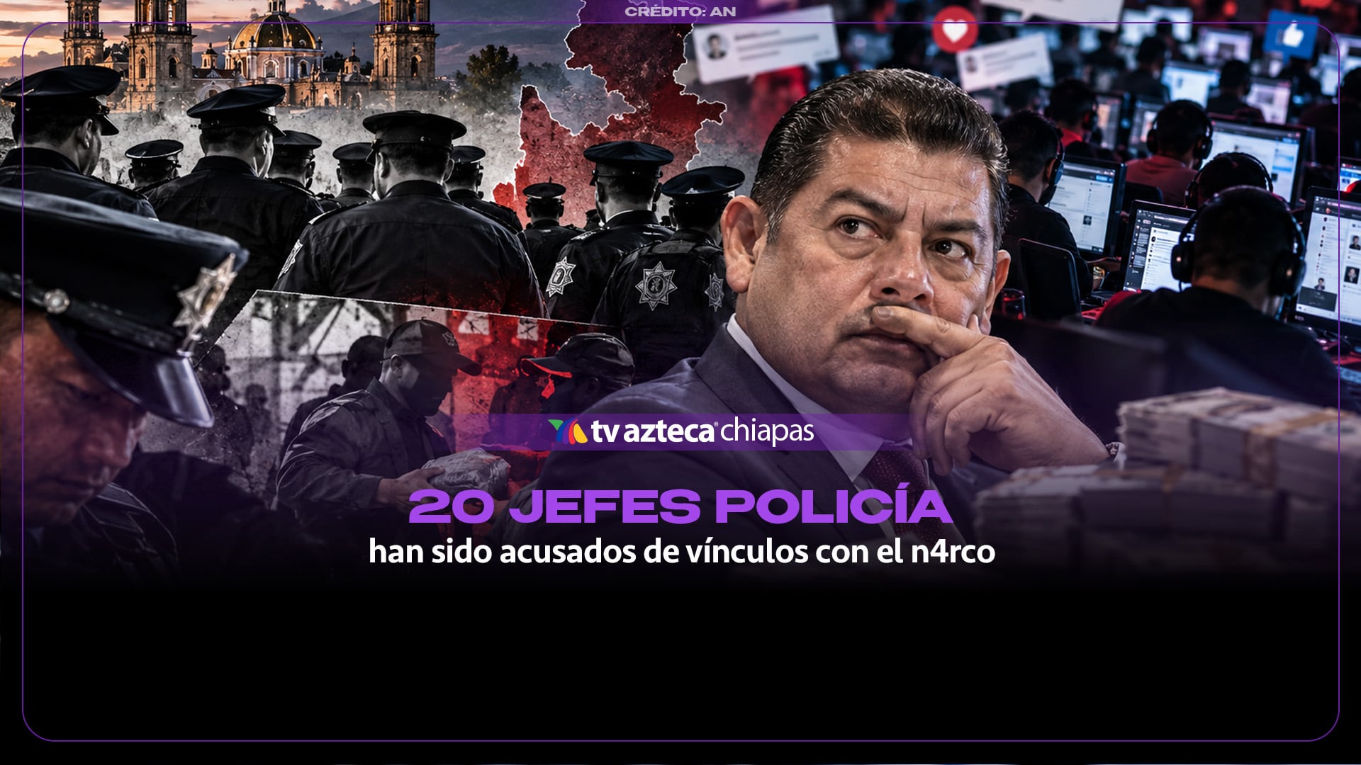 ¡Más de 20 jefes policiacos vinculados al narco! Acusan a Alejandro Armenta de gastar en bots para ocultar la crisis en Puebla