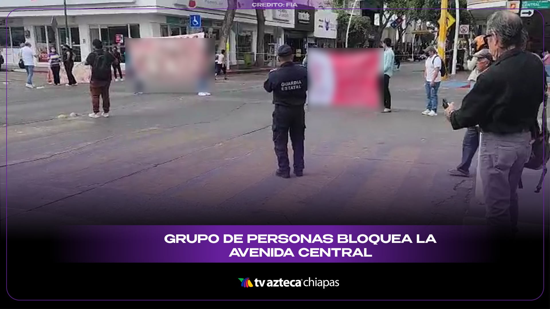 Bloqueo en la Avenida Central de Tuxtla Gutiérrez hoy: Vías alternas