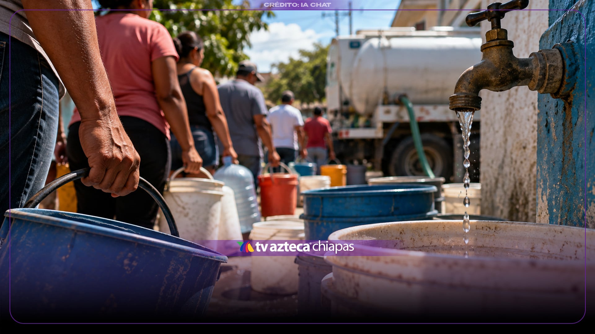 ¿No hay agua? Estas son las colonias afectadas por plantas potabilizadoras fuera de servicio en Centro