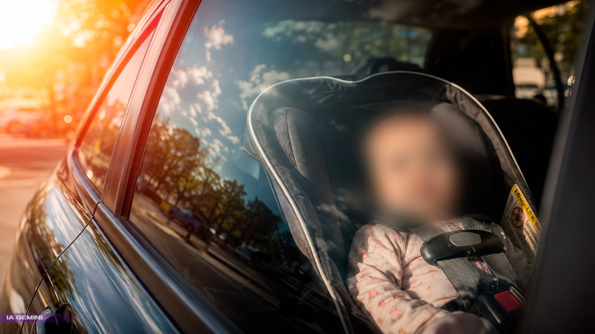 Bebé muere auto