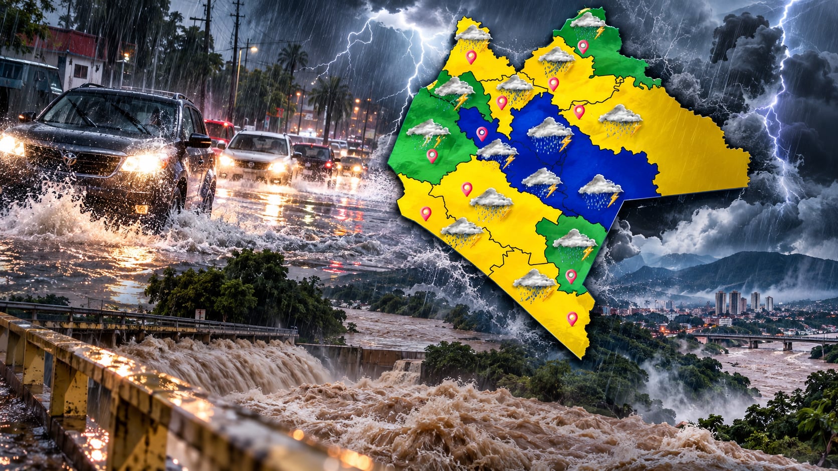 ¡Llegaron las lluvias a Chiapas! Onda tropical 41 desatará tormentas eléctricas y granizo: 7 regiones en alerta
