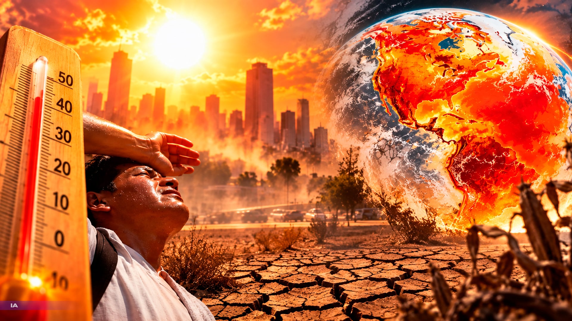 ¿La tierra arde? ¡Agosto el mes más caluroso jamás registrado y supera los 1.5 °C!