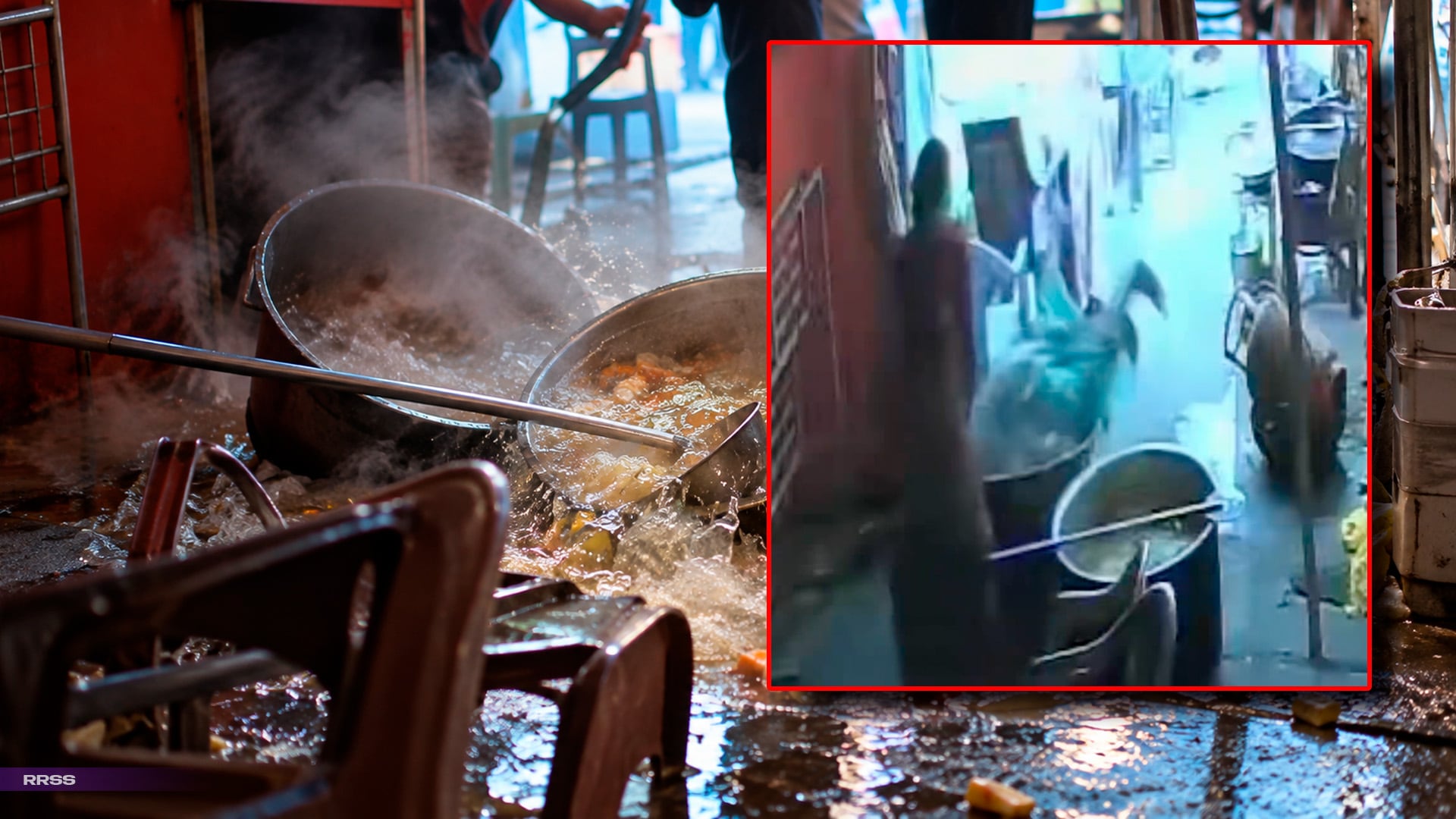 ¡IMÁGENES FUERTES! Mujer cae en una olla con comida hirviendo y muere|VIDEO
