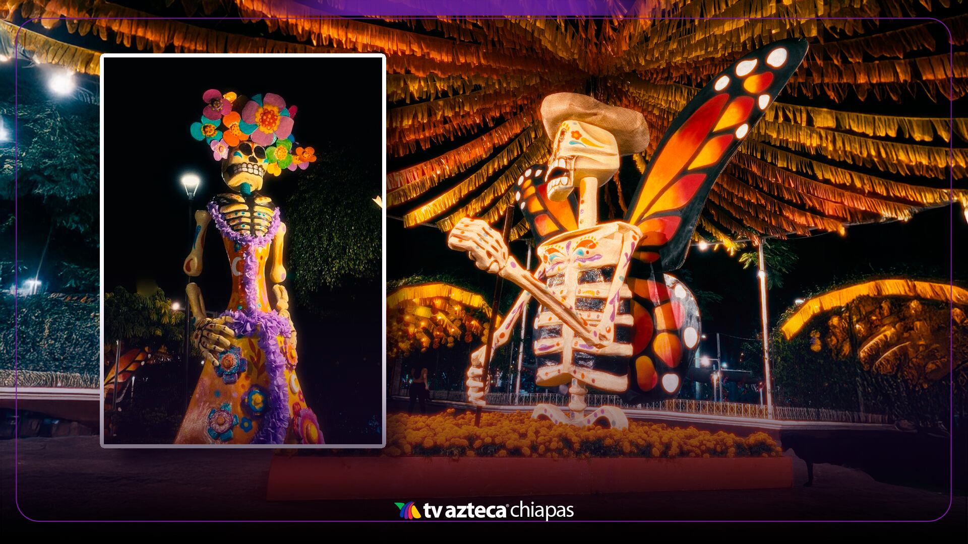 Parque de Berriozábal se vuelve viral por su decoración para el Día de Muertos 2025