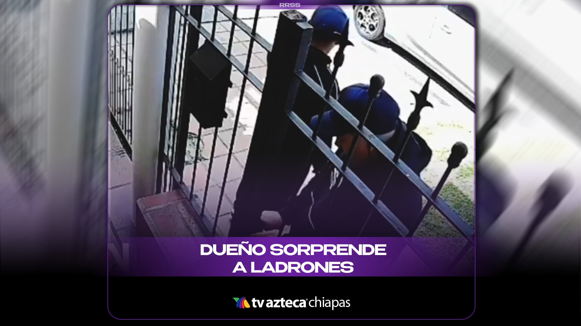 DUEÑO SORPRENDE A LADRONES