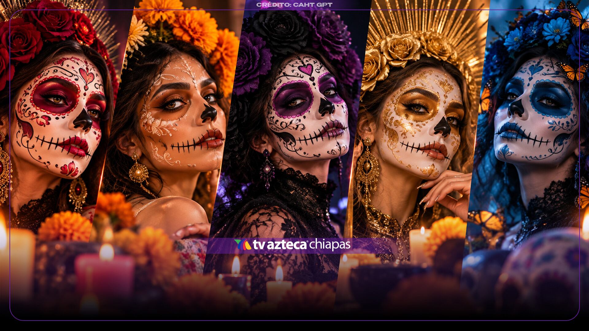 10 ideas de maquillaje de Catrina sencillos y elegantes para Día de Muertos