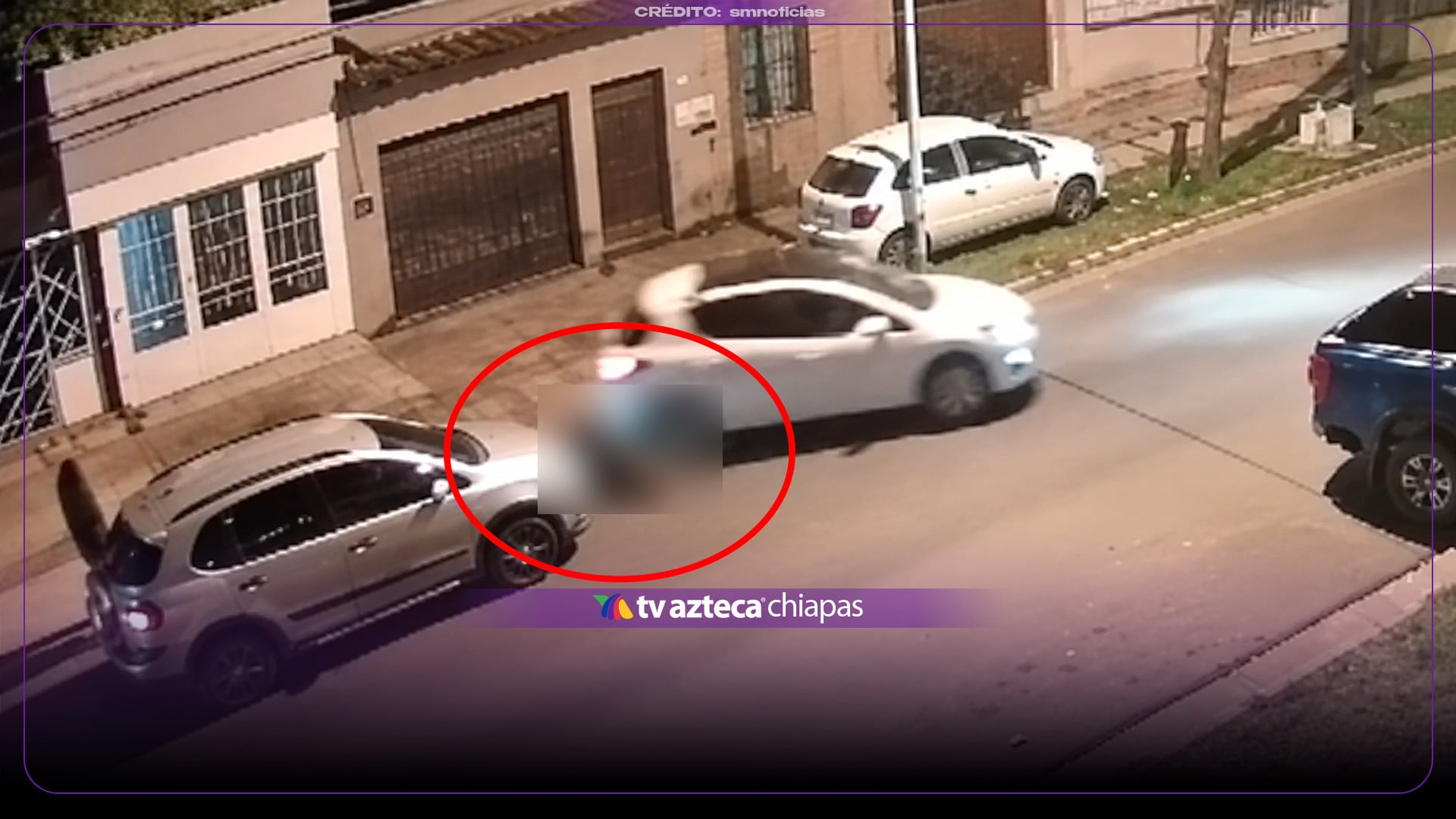 VIDEO: Intentan asaltar a adulta mayor y termina atropellando a uno de los presuntos ladrones