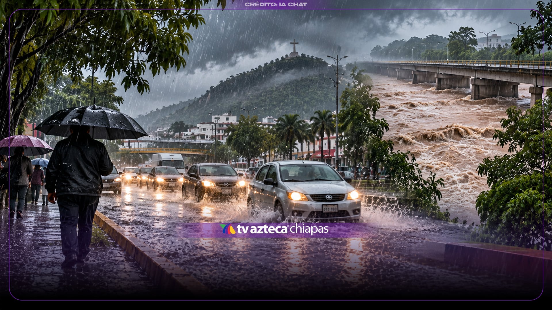 Pronóstico de lluvias en Chiapas hoy viernes: regiones en alerta por la llegada de fuertes precipitaciones