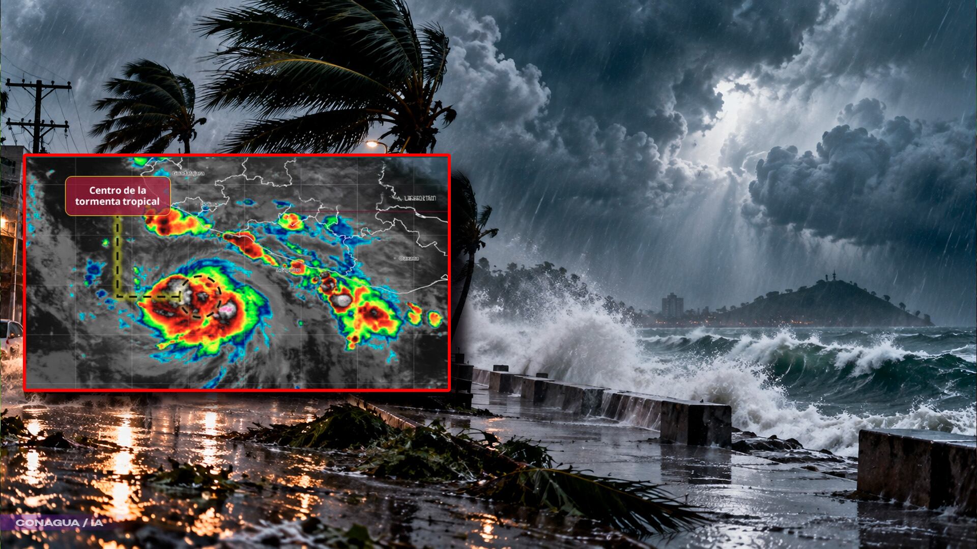 ¡Amenaza a México! Tormenta tropical Polo podría convertirse en huracán categoría 4