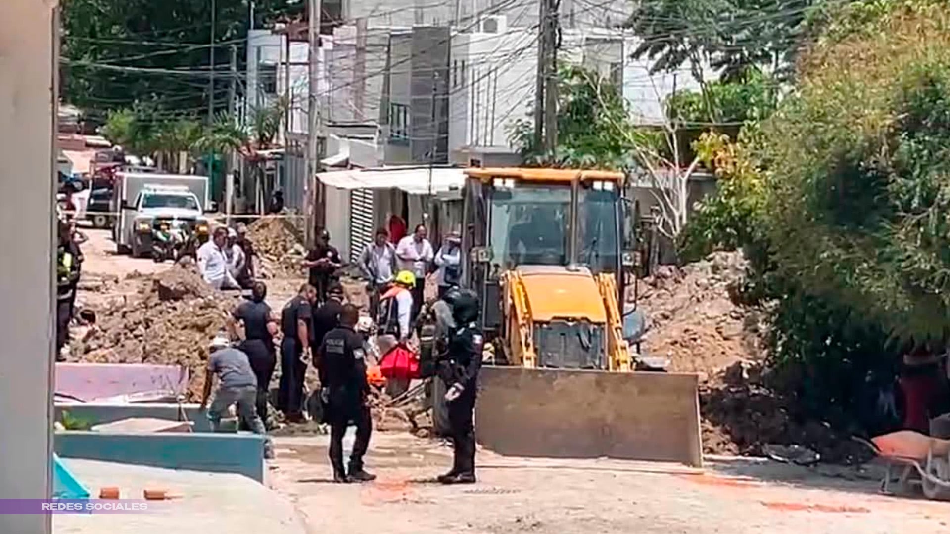 Joven trabajador queda sepultado tras derrumbe en la colonia Potinaspak  de Tuxtla Gutiérrez